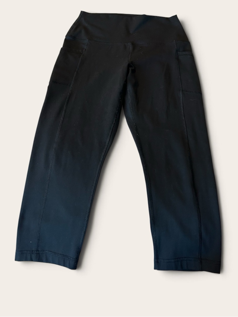 90 Degree By Reflex Athletic Leggings with Side Pocket Hi Rise Crop Tight - Picture 2 of 10